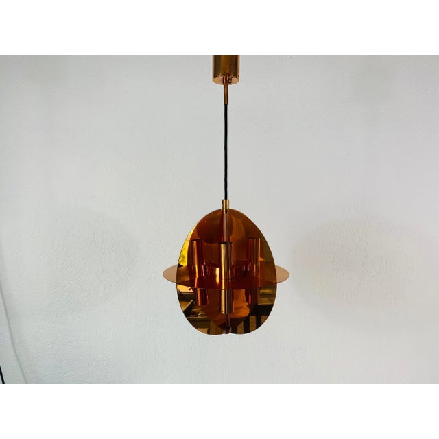 Copper Pendant Lamp from Cosack, 1970s For Sale - Image 6 of 12