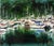 The Inlet by Leigh Ann Van Fossan | Oil Painting of boats in a marina with green background For Sale