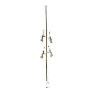 1959 Mid-Century Modern Stiffel Futura Tension Pole Lamp For Sale