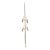 1959 Mid-Century Modern Stiffel Futura Tension Pole Lamp For Sale
