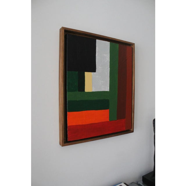 Bodasca, Colorful Stripes Abstract Composition, 2025, Acrylic on Canvas For Sale - Image 7 of 8