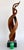 Organic Modern Carved Abstract "Spiral" Wood Sculpture on Acrylic Cube Base Offered for sale is a modern carved wooden...