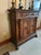 17th Century Antique Baroque 17th C. Two Door Carved Cabinet on Carved Paw Feet. 45.5l X 16.5d X 43.5h For Sale - Image 5 of 9