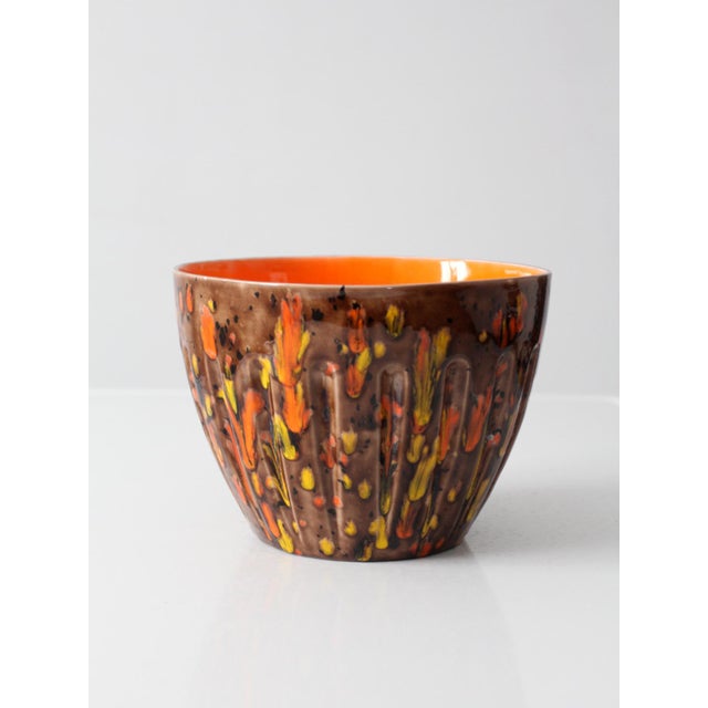 Mid-Century Ox Mold Pottery Bowl For Sale - Image 10 of 10