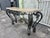 Mediterranean Vintage Maitland Smith Wrought Iron Console W Composite Stone Top For Sale - Image 3 of 13