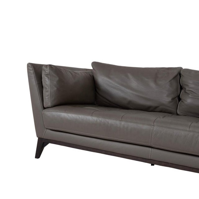 Serenity Leather Corner Sofa from Roche Bobois For Sale - Image 5 of 16