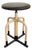 Early 2oth Century Industrial Painted Steel Adjustable Apothecary Swivel Stool For Sale