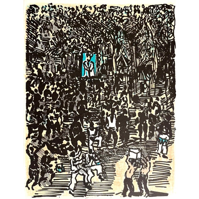 Artist: Andre Cottavoz Country: France Title: La Pierre Qui Pousse V2-2 Medium: Original Lithograph Marks: Not signed, not...