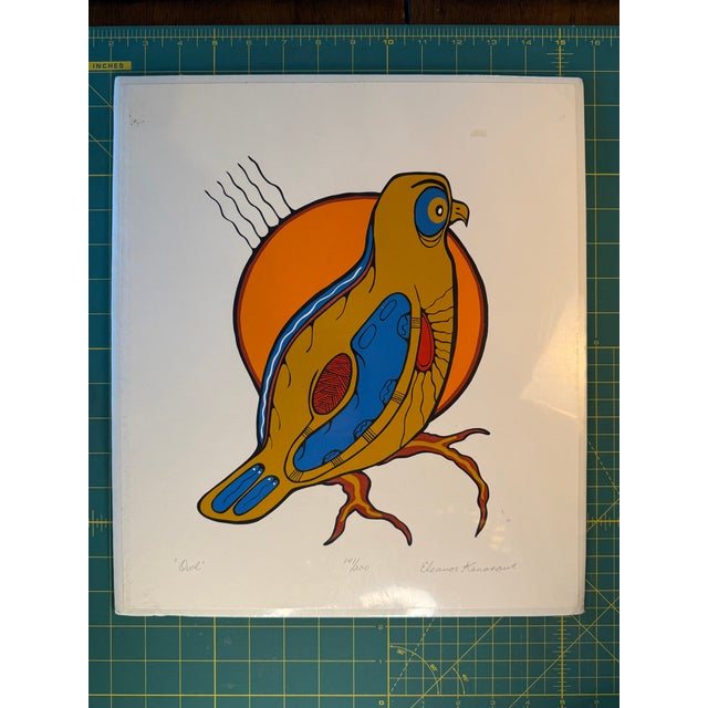 1970s Set of 9 Eleanor Kanasawe Signed Animal Art Prints For Sale - Image 15 of 15