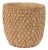 Woven Texture Cement Planter 10.5"D For Sale