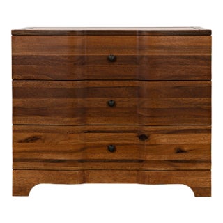 NOIR Claudie Chest in Dark Walnut For Sale