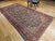 Red 19th Century Persian Malayer in All Over Pattern in Navy Blue, Red, Ivory For Sale - Image 8 of 12