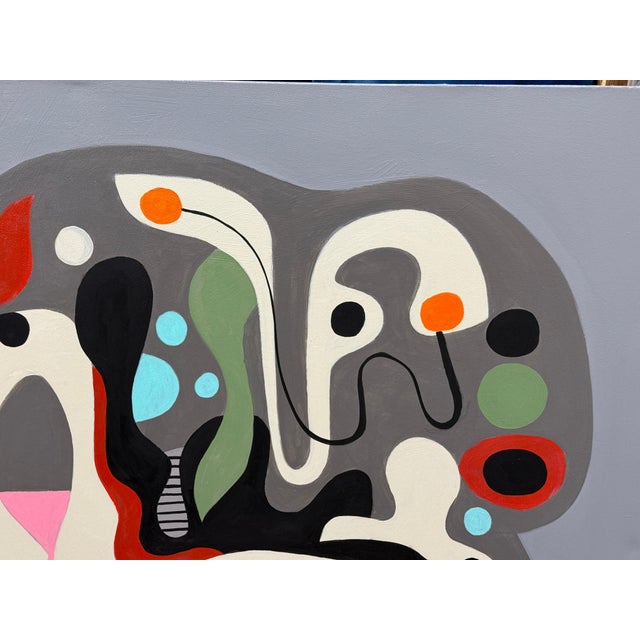 @023 Abstract by Noted Palm Springs Artist Gary Janis For Sale - Image 4 of 11