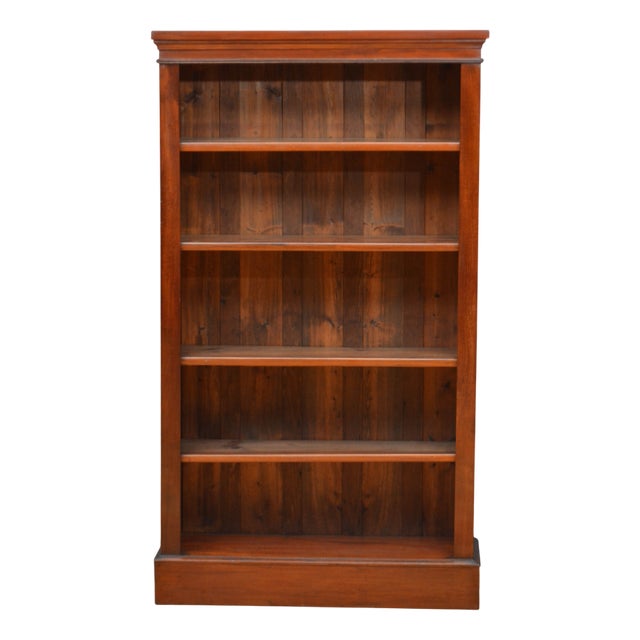Victorian Mahogany Open Bookcase, 1880 For Sale