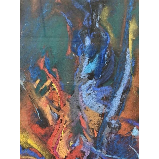 Sz. Kovács Géza, Shaman Dance II, Pastel Painting, 2001, Framed For Sale - Image 4 of 8