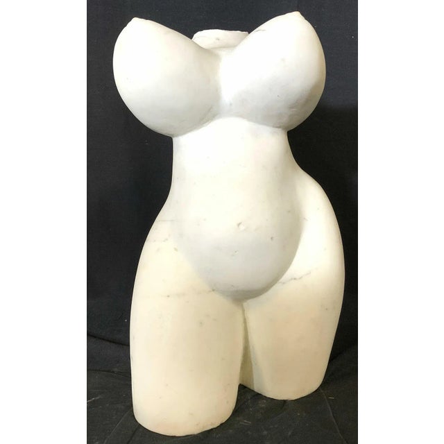 Stone 1930s Art Deco Marble Female Nude Sculpture Signed Gennarelli For Sale - Image 7 of 7