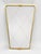 Metal Mid-Century Italian Mirror with Brass Frame, 1950s For Sale - Image 7 of 10