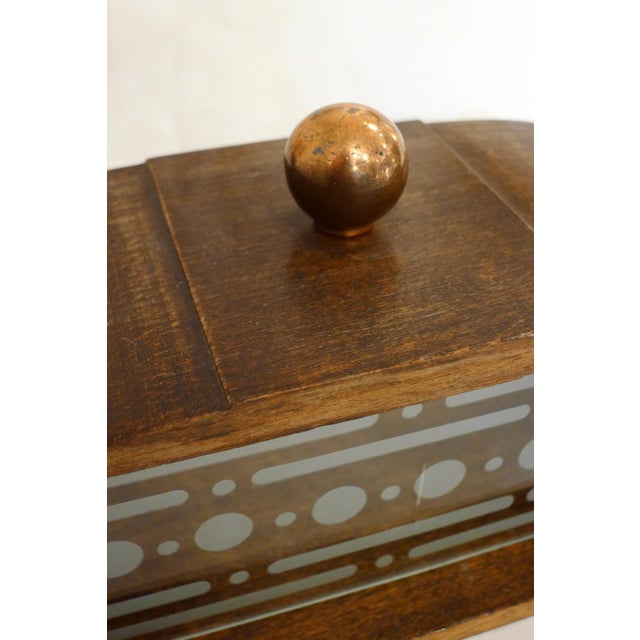 Large Art Deco Modernist Biscuit Tin, 1930s For Sale - Image 10 of 12