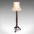This is an antique standard lamp. An English, mahogany lounge reading light in William IV revival taste, dating to the...