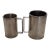 1980s Mid-Century Modern St. James Brazil Silver-Plated Tankards - Pair, Water Mugs For Sale