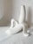 2000 - 2009 Vintage Y2k Ceramic White Pop Art Banana Bud Vase For Sale - Image 5 of 7