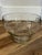 Vintage Princess House Heritage clear crystal footed bowl