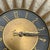 Mid-Century Modern 1950s Elgin Starburst/Sunburst Brass Wall Clock For Sale - Image 3 of 8