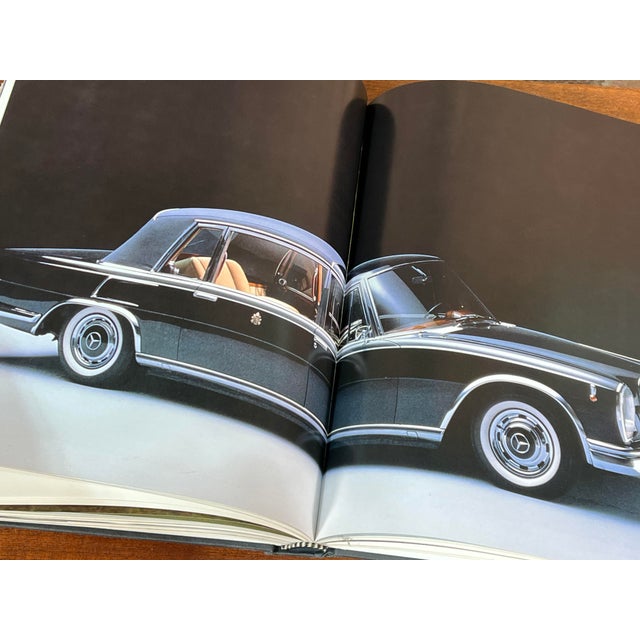 Fabulous vintage coffee table book of Mercedes Benz' cars! Excellent illustrations and content! It measures 10 3/4" wide...