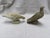Farmhouse Antique Cast Stone Bird Statues a Pair For Sale - Image 3 of 8