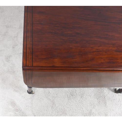 Georgian Mahogany Pembroke Table with Drawer and Drop Leaves, 1810 For Sale - Image 8 of 10