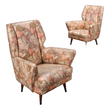 Vintage Armchairs in Leatherette, Italy, 1960s, Set of 2 For Sale