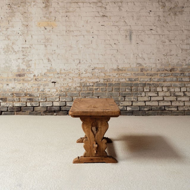 Early 20th Century French Oak Coffee Table For Sale - Image 4 of 5