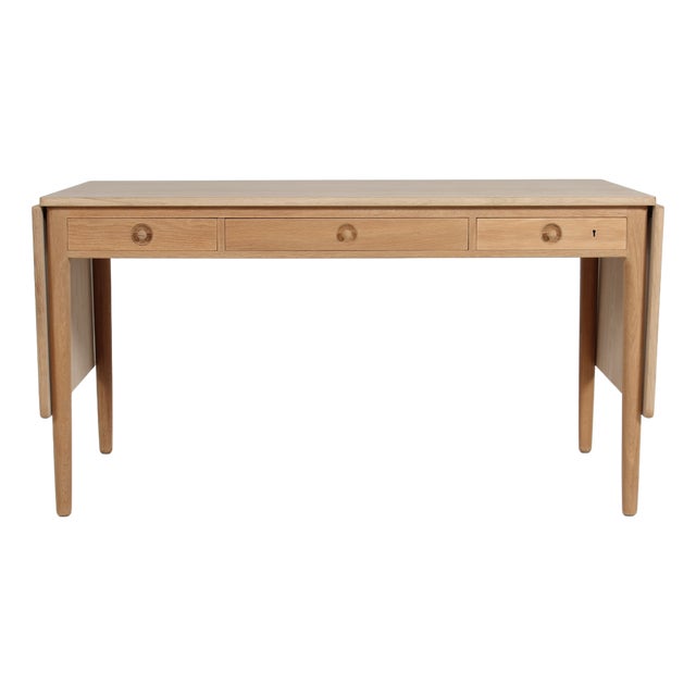 Vintage Desk AT 305 in Oak by J. Wegner for Andreas Tuck Hans, 1960s For Sale