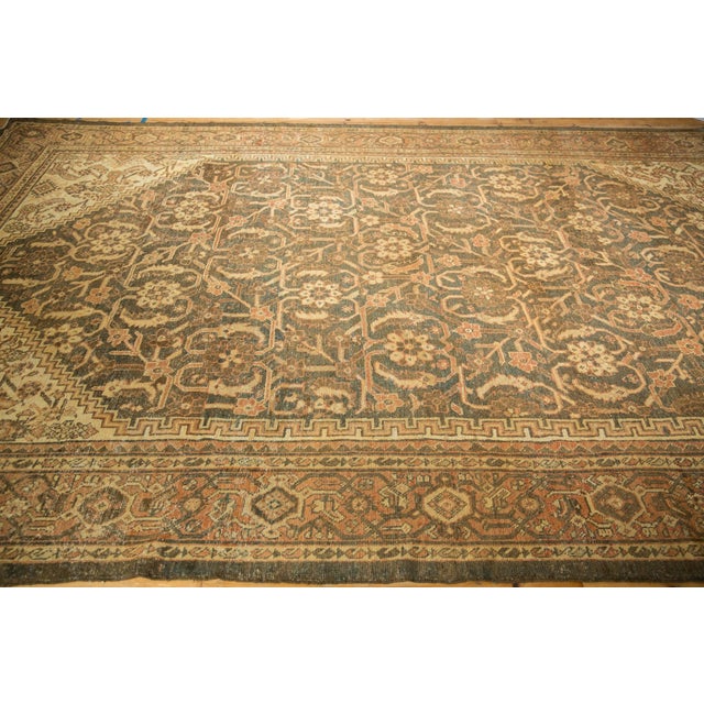 Vintage Distressed Mahal Carpet - 8'2" x 12'7" For Sale - Image 11 of 14