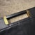 A 1970s High Quality Black Leather and Brass Italian Shoulder Bag For Sale - Image 4 of 12