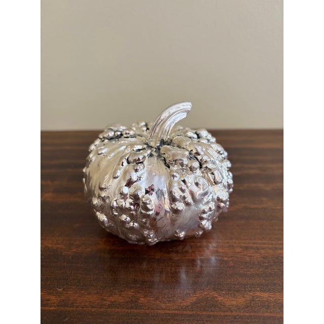 Metal Mid-20th Century Silver Plated Fruit, Set of 5 For Sale - Image 7 of 11