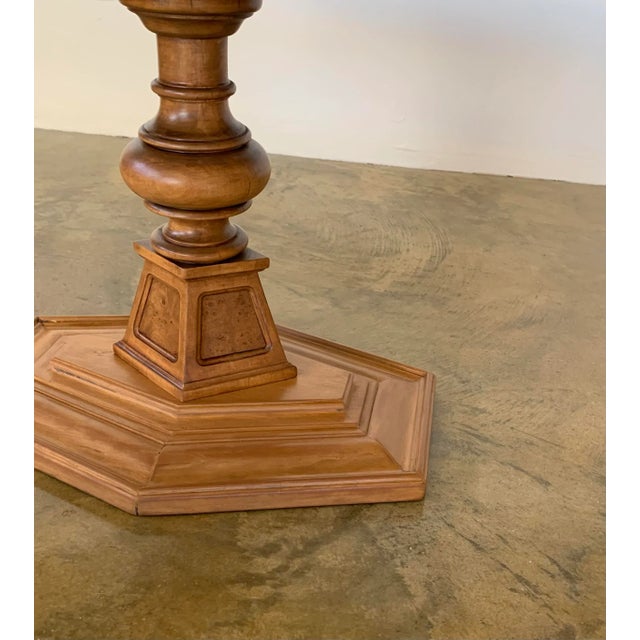 This Heirloom Quality accent table was made by the Weiman Furniture Co. in the 1970's. It is unique and of high quality....