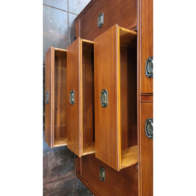 Antique Light Mahogany Sideboard Credenza American Federal Duncan Phyfe For Sale - Image 10 of 12