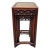 A Very Good Quality Mid 19th Century Nest of Four Oriental Hardwood Coffee Tables, Having Well Figured Panelled Tops,...