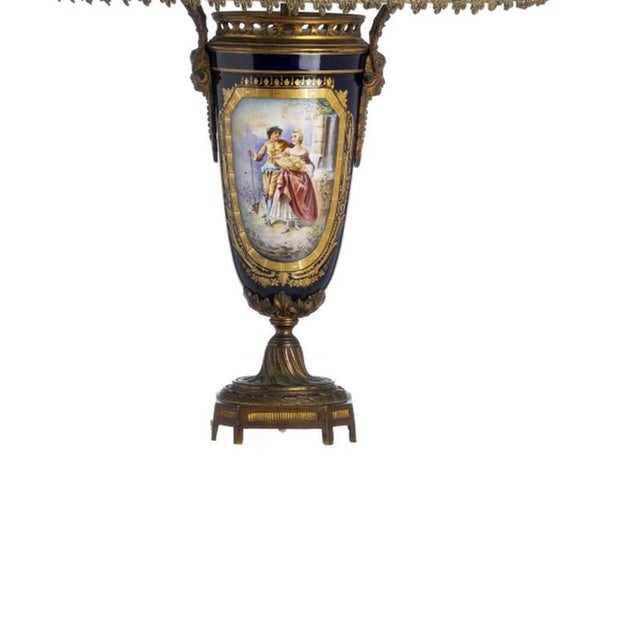 Sèvres Porcelain Vases from Duez, Set of 2 For Sale - Image 5 of 6