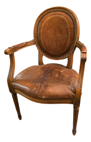 Early 20th Century Vintage/Antique Louis XVI Style Fauteuil Armchair