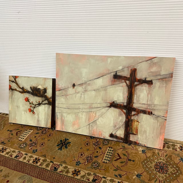 Gray Angie Renfro Connection Series Original Painting, Signed For Sale - Image 8 of 11
