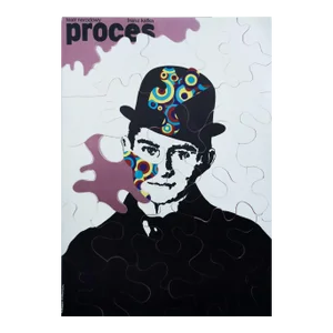 1976 Polish Theatre Poster - "Le Procès" by Franz Kafka (The Trial) - A. Krauze and M. Mroszczak
