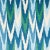 Sample- Schumacher Kashgar Velvet Ikat Fabric in Peacock & Emerald For Sale