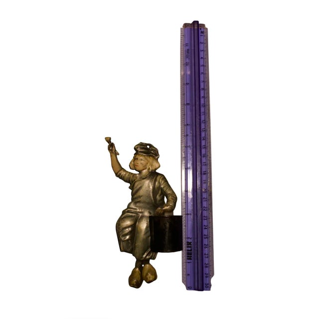 1930s Vintage Dutch Boy Paint Advertising Tin Match Holder For Sale - Image 5 of 7