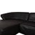 Animal Skin Butterfly Leather Corner Sofa in Black with Manual Function by Ewald Schillig For Sale - Image 7 of 18