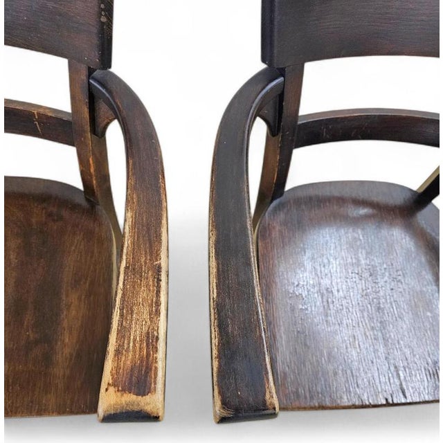 Dining Chairs from Twente, 1930s, Set of 2 For Sale - Image 6 of 17