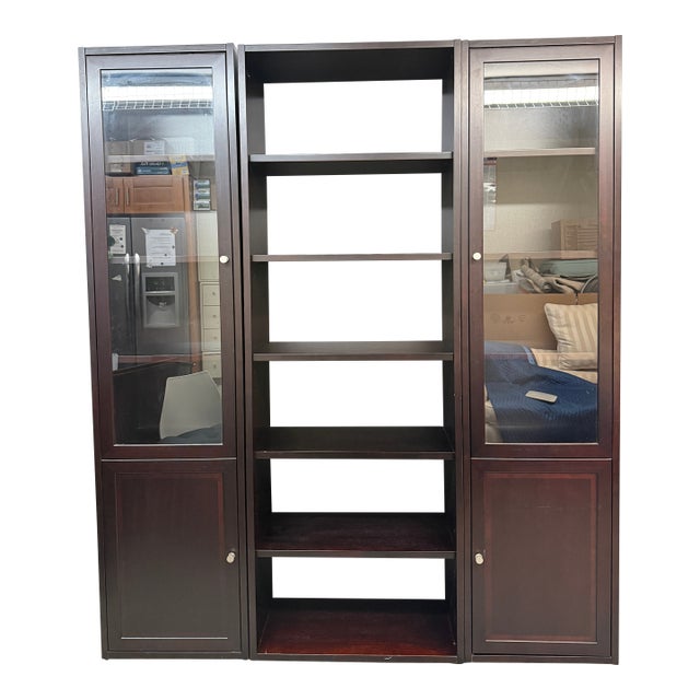 Contemporary Contemporary Storage Wall Unit, Set of Three For Sale - Image 3 of 12