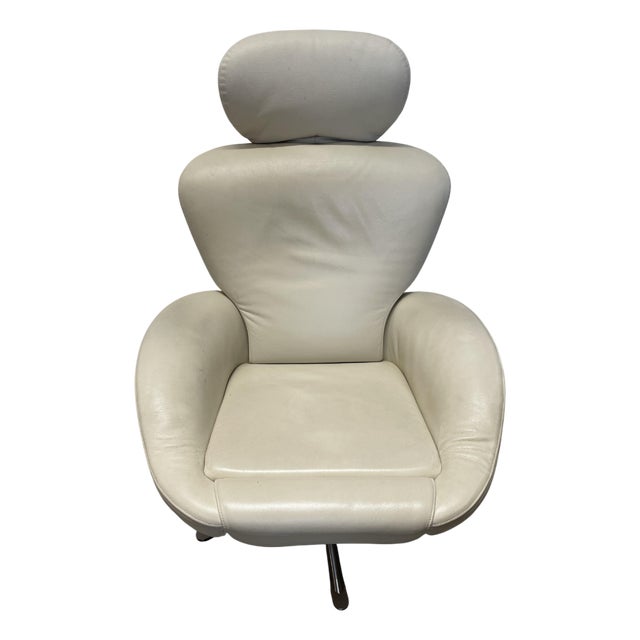 Dodo Swivel Armchair in Leather from Cassina, 2010s For Sale