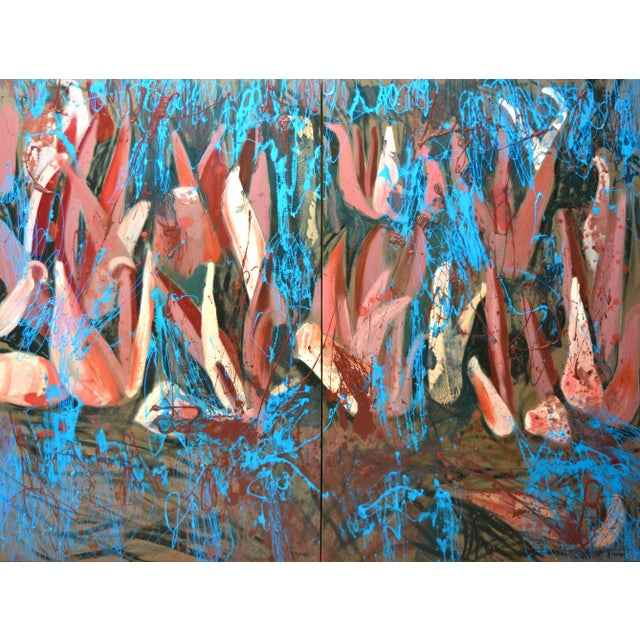 Oil and printing ink on canvas Peny Manavi is a Greek artist born in 1968 who lives & works in Athens, Greece. She has a...